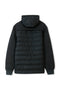 Men Branded Puffer Jacket  - Black