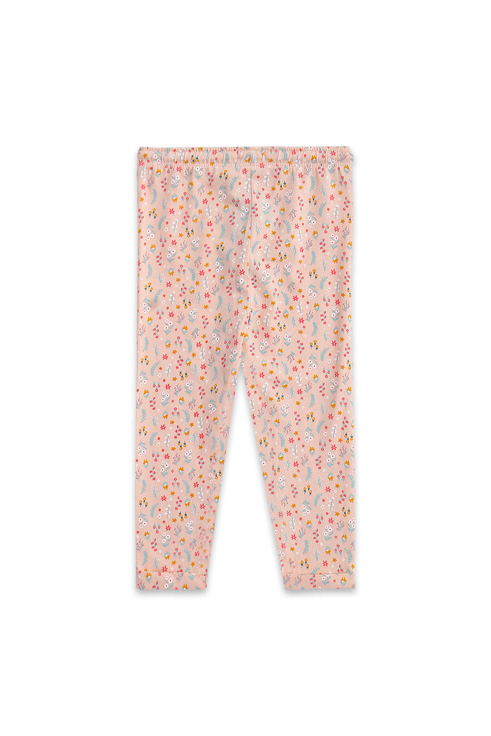 Girls Branded Graphic Pajama - Peach