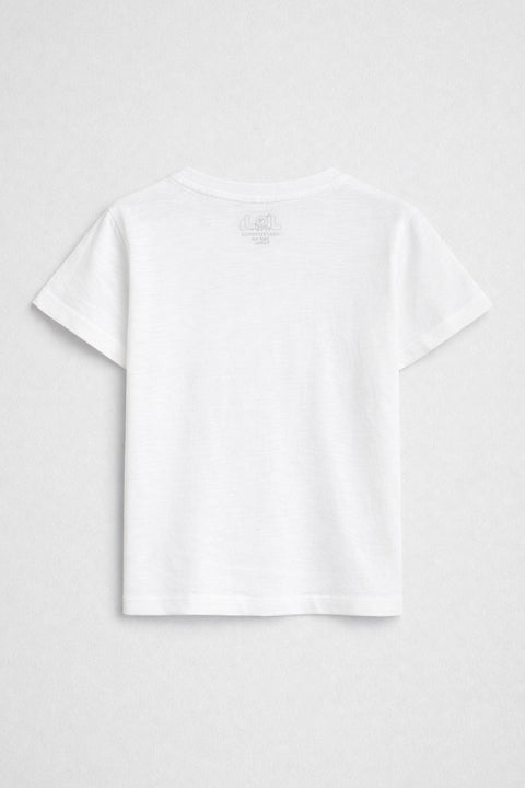 Boys Branded T-Shirt - White