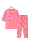 Women's Graphic Loungewear 2-Piece Suit WS23- Pink