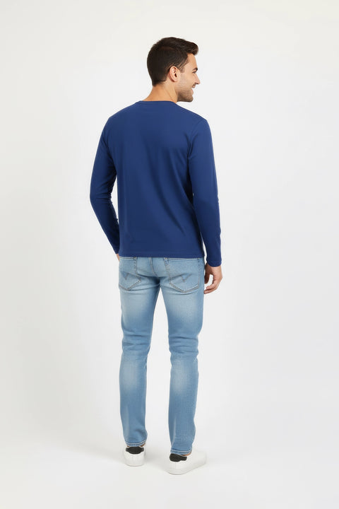 Men's Branded T-Shirt F/S - Royal Blue