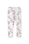 Girls Branded Graphic Legging - White