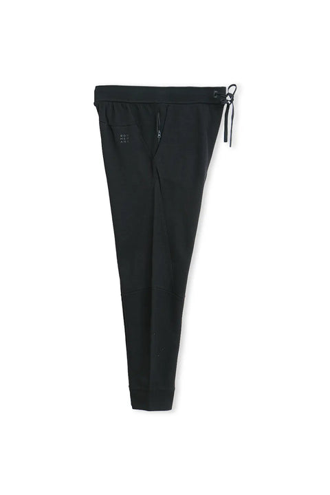 Men Branded Trouser - Black