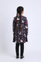 Girl Branded Graphic Frock - Navy