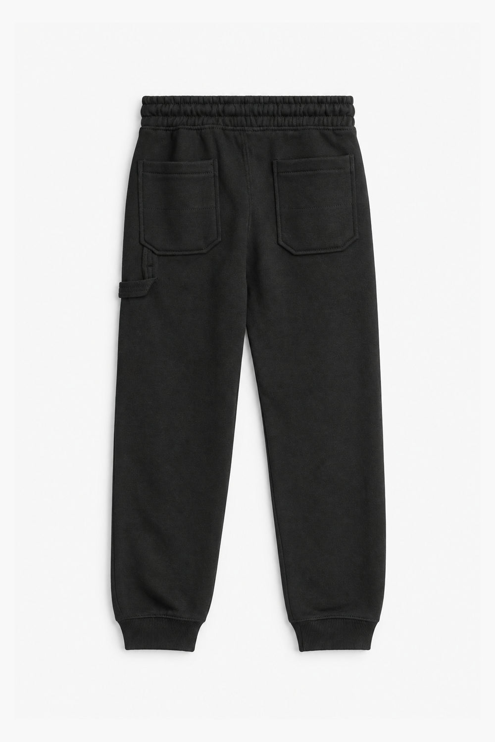Boys Branded Fleece Trouser - Black