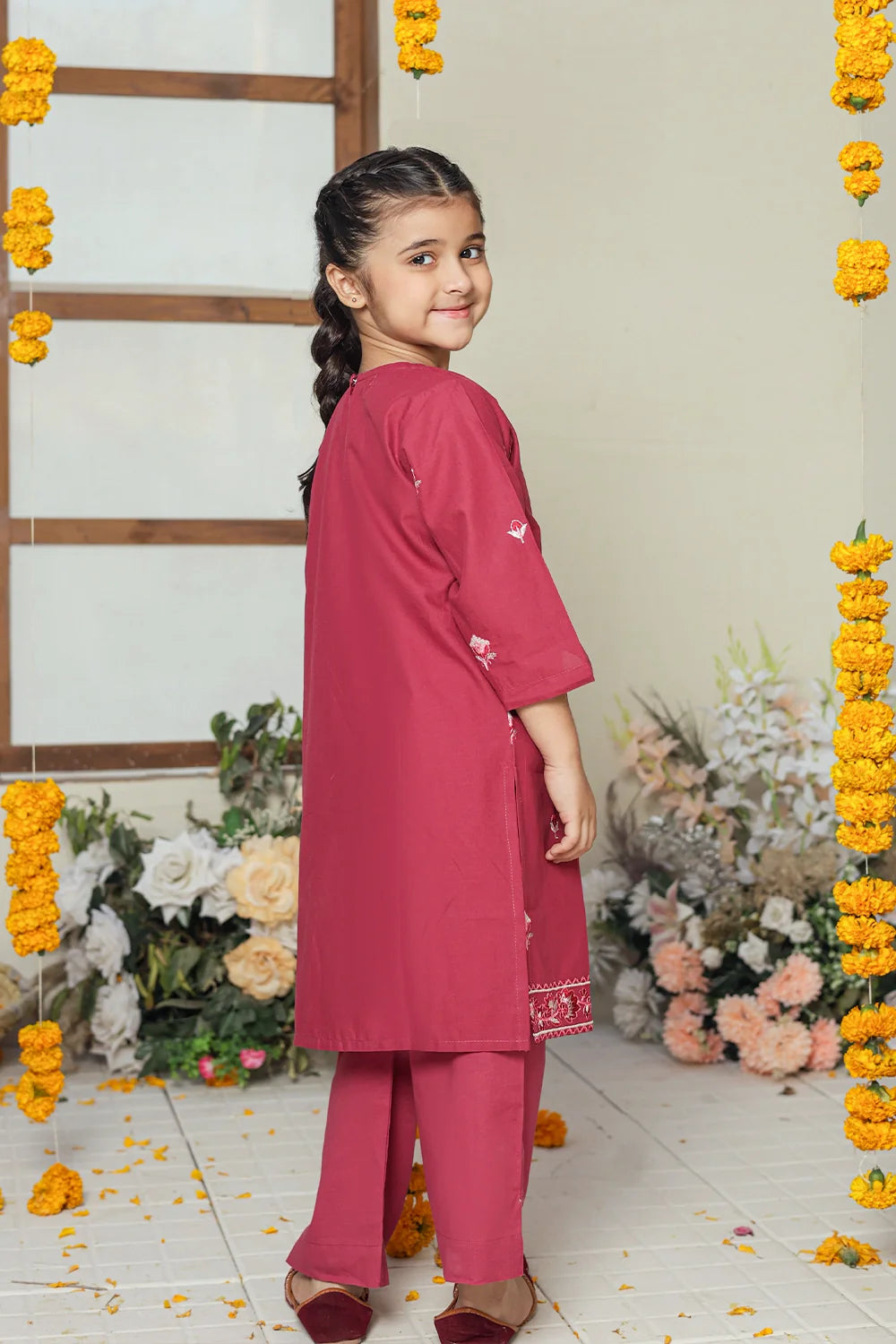 2 PIECE EMB LAWN SUIT