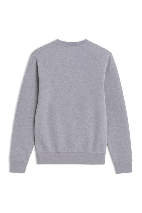 Men Branded Basic Sweatshirt - Heather Grey