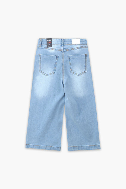 Wide Leg Demin Pant