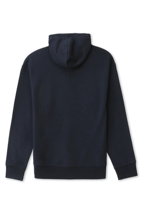 Men Branded Hoodie Sweatshirt - Navy Blue