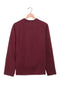 Men V-Knotch Sweatshirt MS08 - Burgundy