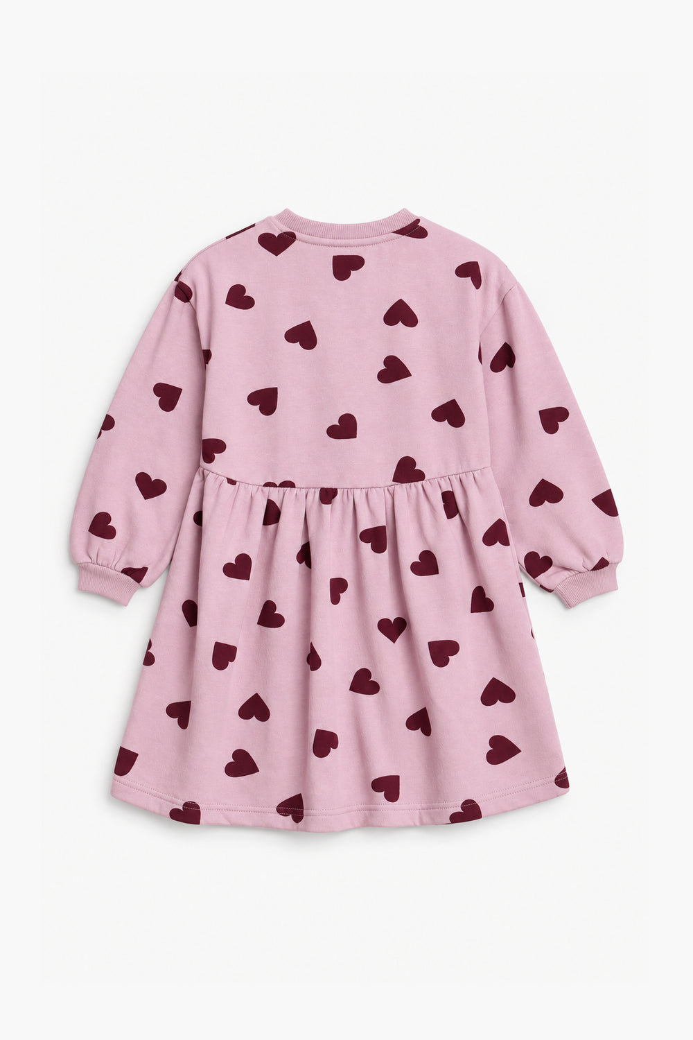 Girls Branded Graphic Frock - D/Pink