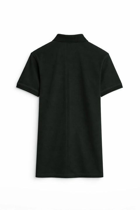 Men Pique Polo - Deep Forest Green
