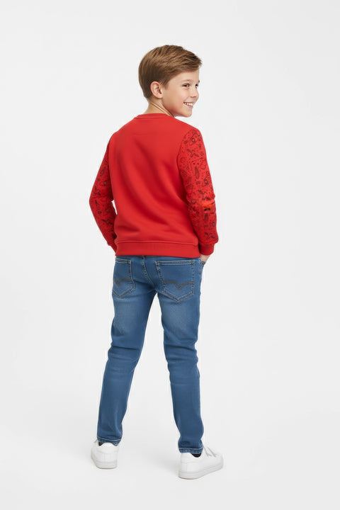 EMBROIDERED SWEATSHIRT