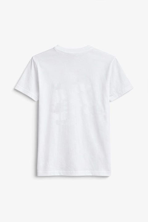 Boys Branded Graphic T-Shirt - White