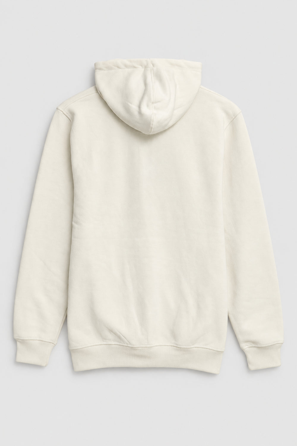 Men Branded Zipper Hoodie - Off White