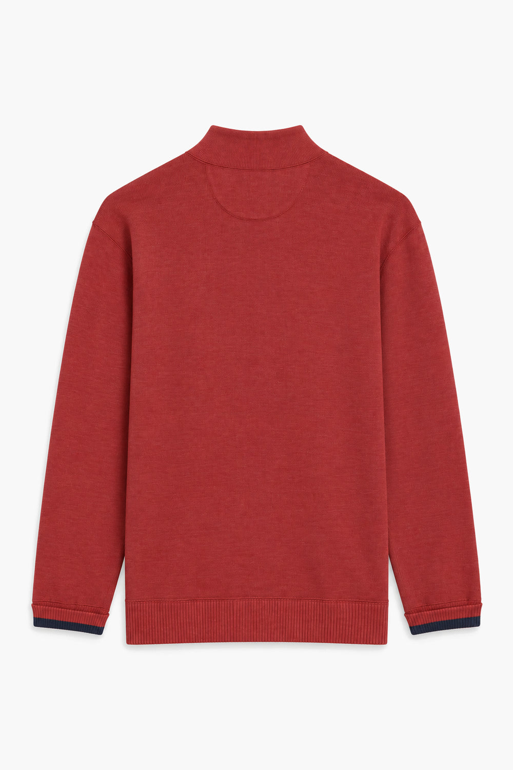 Men Branded Mockneck - Red