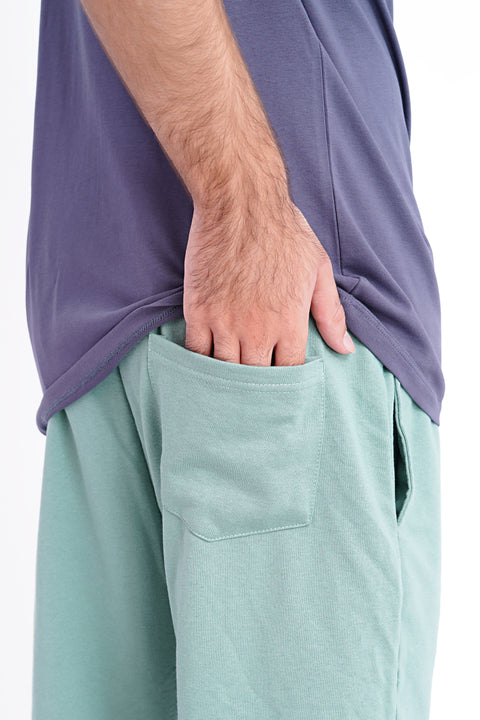 Men Branded Short - Green