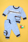 Kids Graphic 2-Piece Suit 494-A - Blue