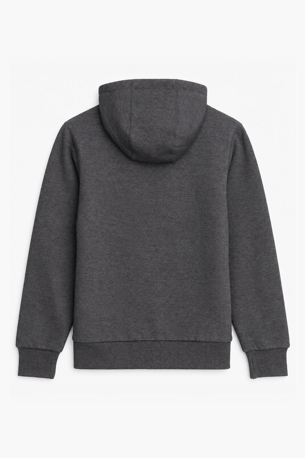 Women Branded Fleece Zipper Hoodie - D/Grey