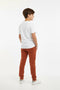 Boys Branded Fleece Trouser - Rust