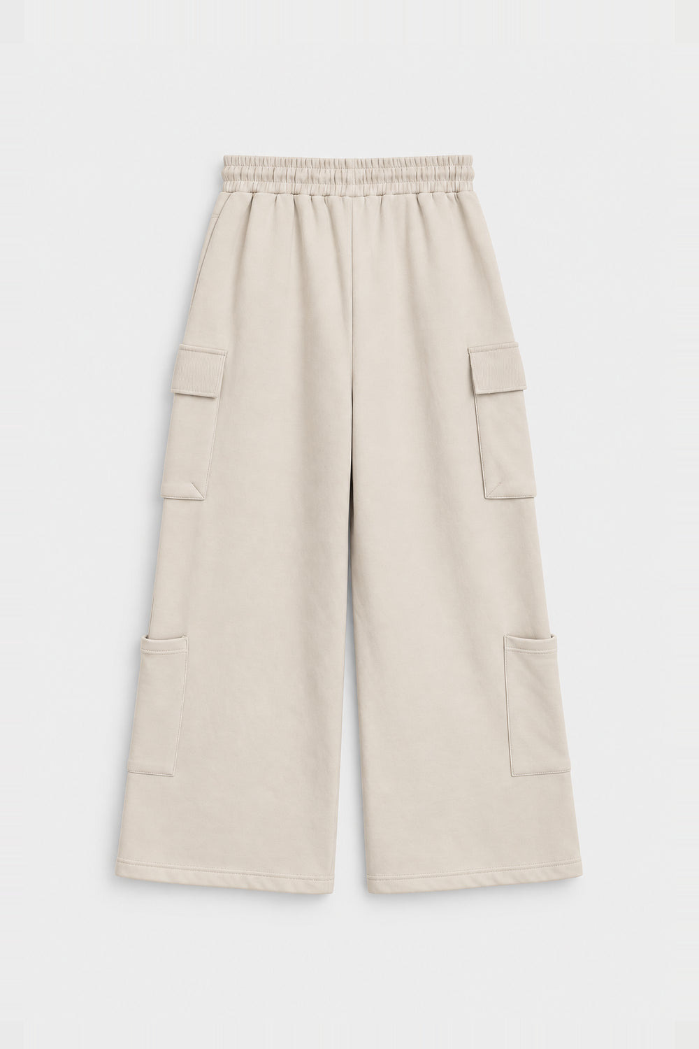 Women Branded Cargo Trouser - Fawn