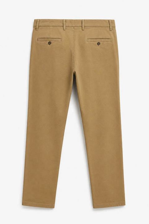Men Branded Chino Pant - Brown