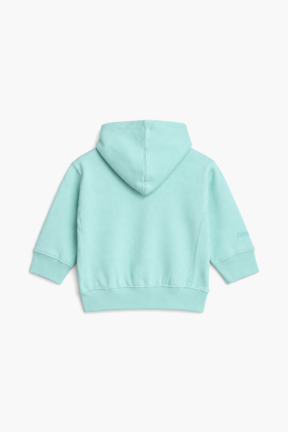 Girls Branded Fleece Graphic Hoodie Zipper - L/Green