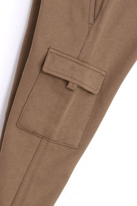 Boys Branded Cargo Pajama  - Brown