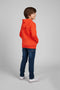 Boys Branded Pullover Hoodie - Red