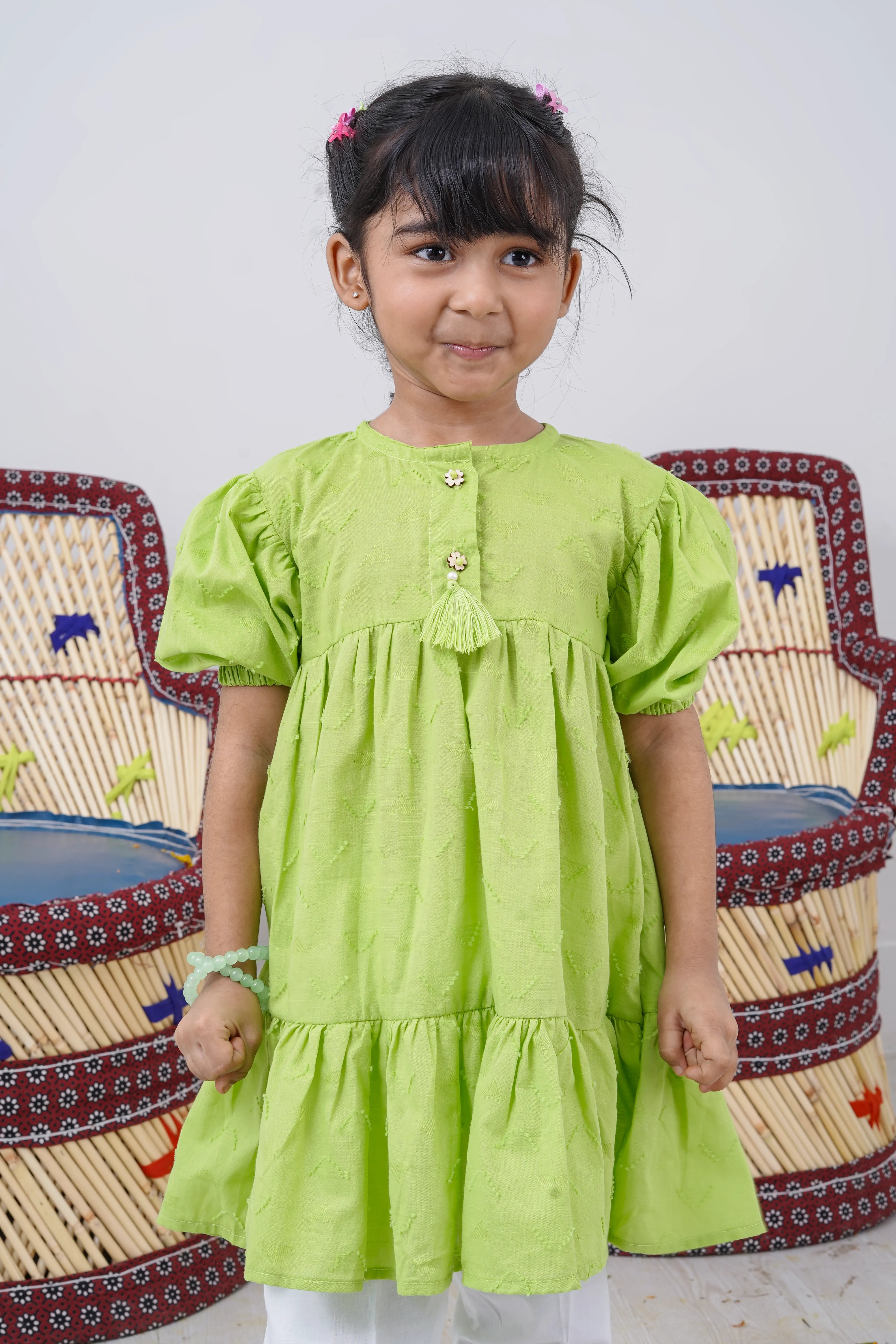EMB JACQUARD FROCK