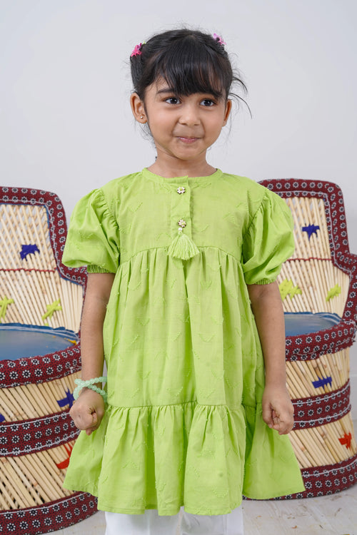 EMB JACQUARD FROCK