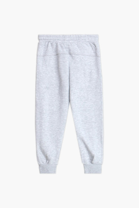 Boys Branded Graphic Terry Trouser - Heather Grey