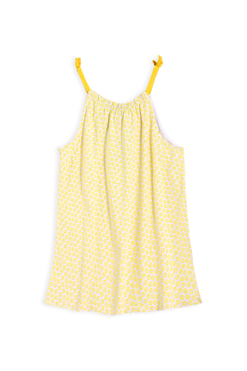 Girls Branded Graphic Tunic - Yellow