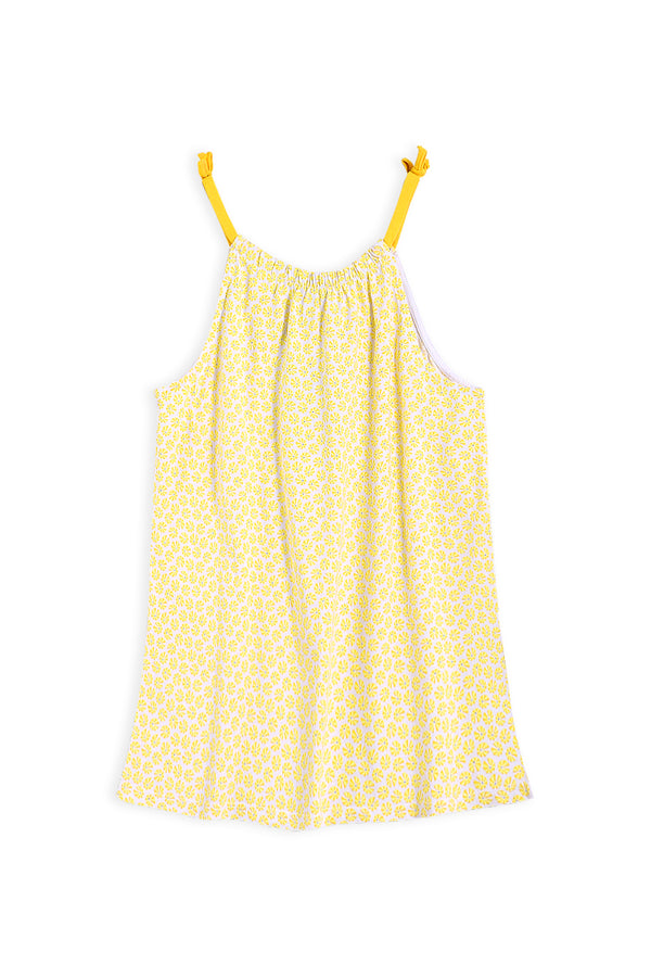 Girls Branded Graphic Tunic - Yellow