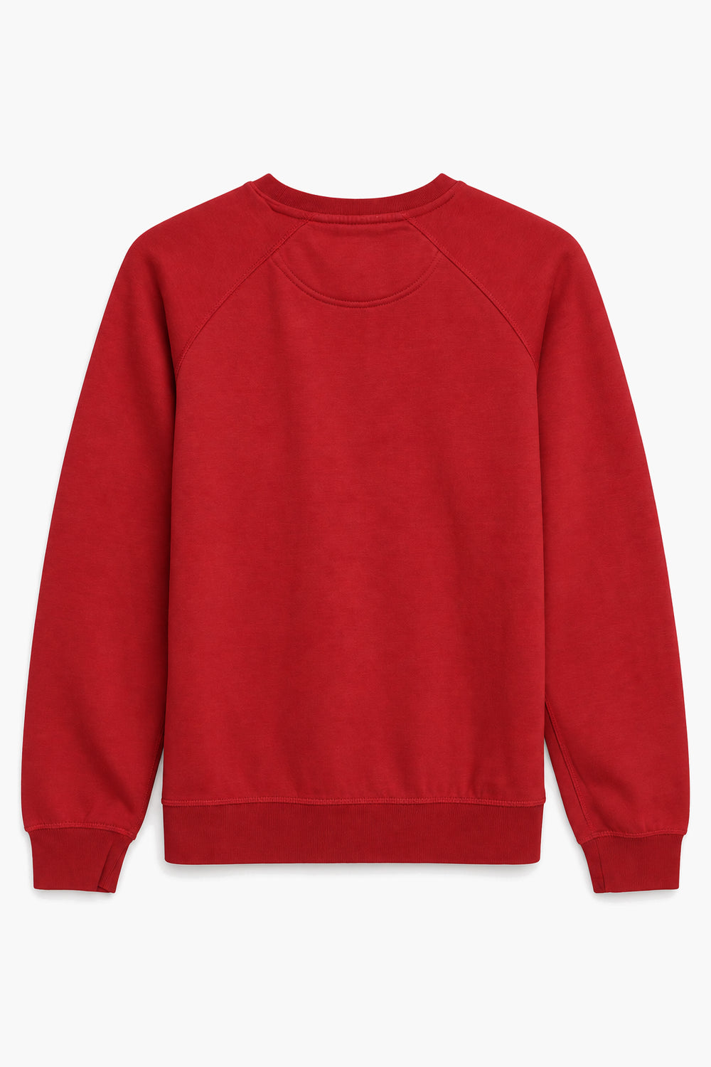 Men Branded Fleece Sweatshirt - Red