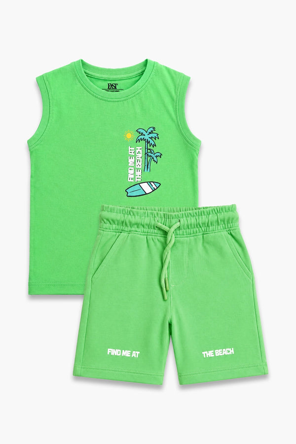 Graphic 2 Piece Short Suit