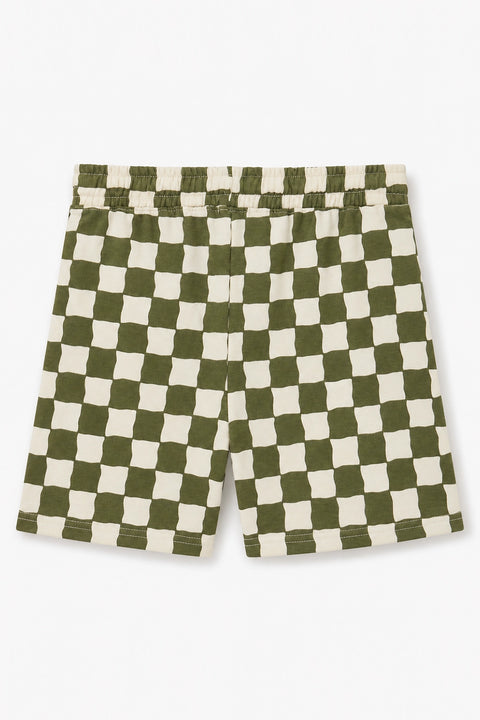 Boy Branded Short - Green
