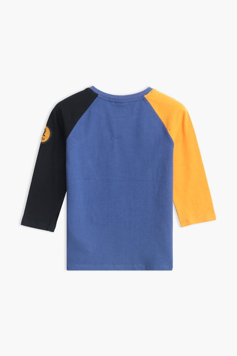 Boy Branded Graphic T-shirt F/S - 3 Tone