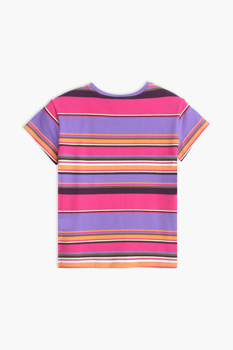 Girls Branded T-Shirt - Multi