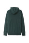 Men Branded terry Zipper Hoodie - D/Green