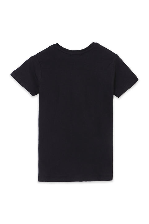 Girls Graphic T-Shirt GT24#28 - Black