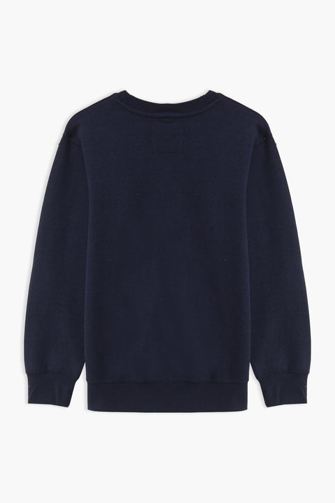 Men Branded Graphic Sweatshirt - Navy