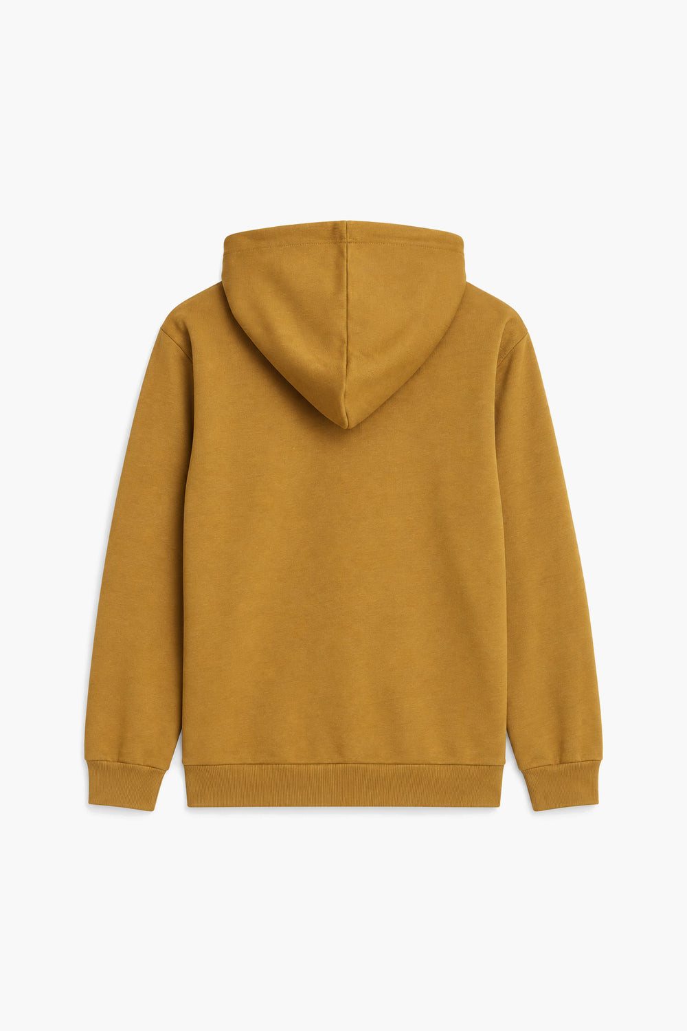 Men Branded Pull Over Hoodie - Mustard