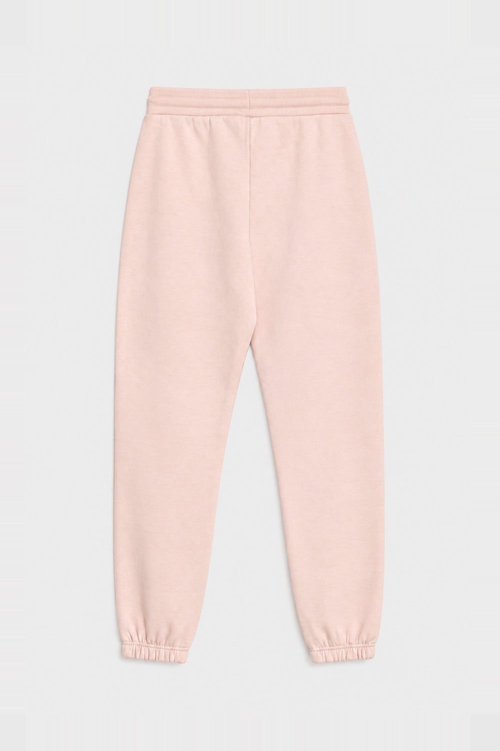 Women Branded Fleece Trouser - Peach