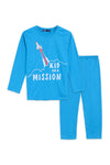Boys Graphic Loungewear Jogger Suit FBLS08 F/S - Turquoise
