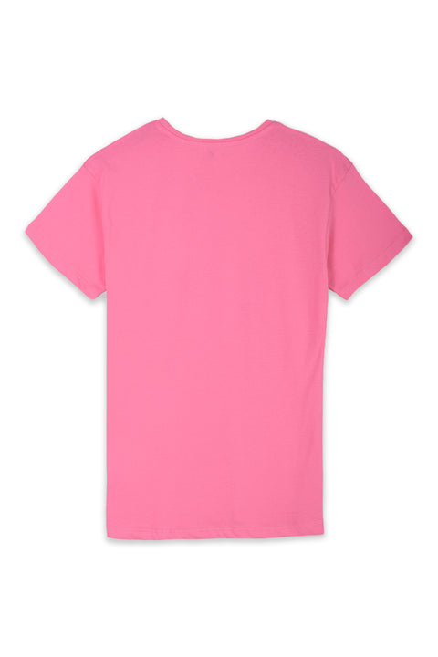 Women's Graphic T-Shirt WT24#206- Pink
