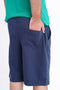 Men Branded Short - Navy
