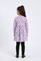 Girl Branded Graphic Frock - Multi