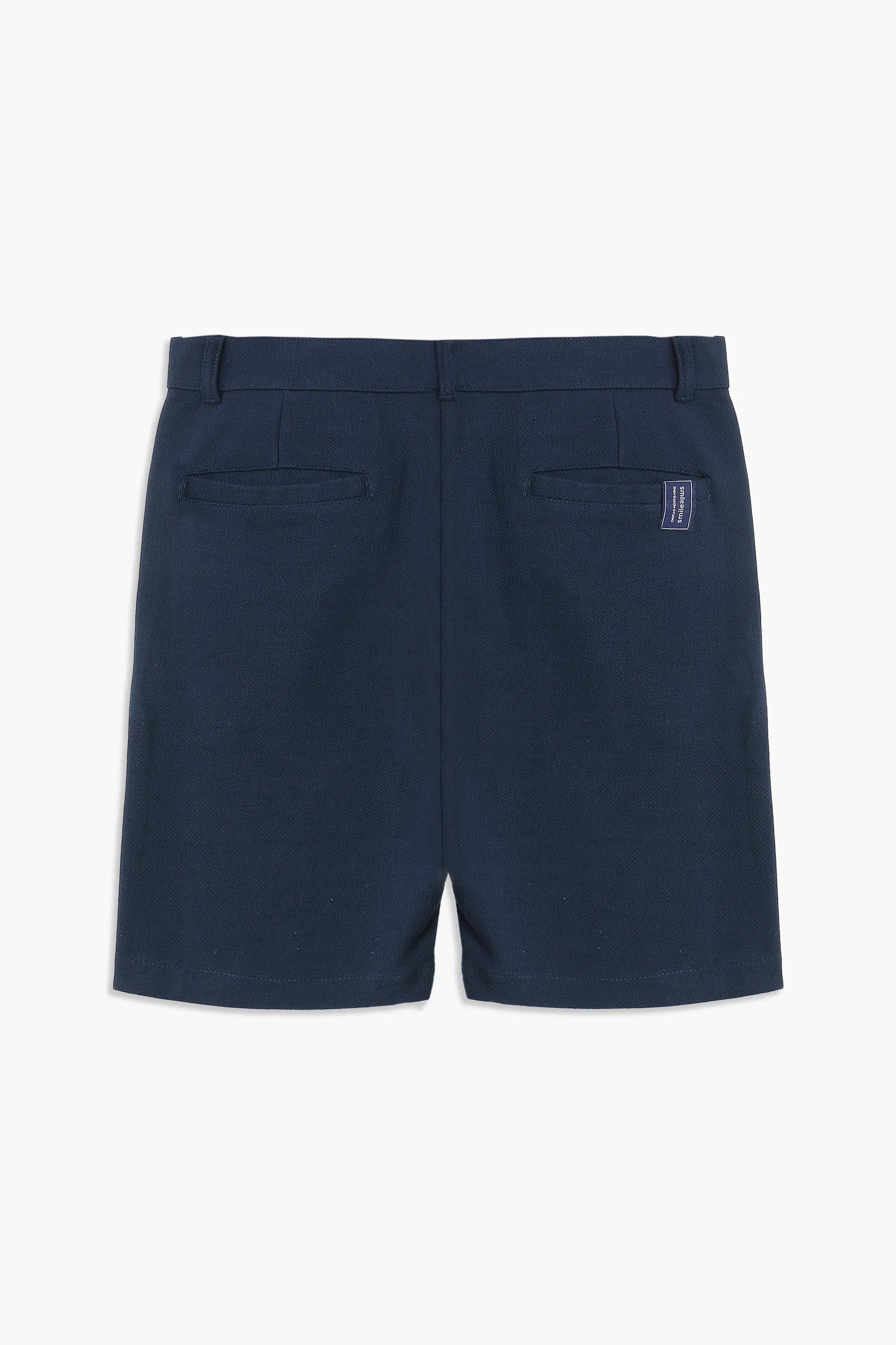 Men Branded Chino Short - Blue