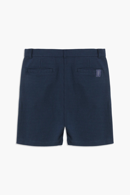 Men Branded Chino Short - Blue